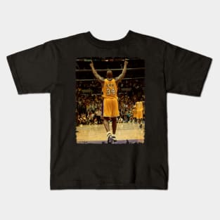 Shaquille O'Neal - Vintage Design Of Basketball Kids T-Shirt